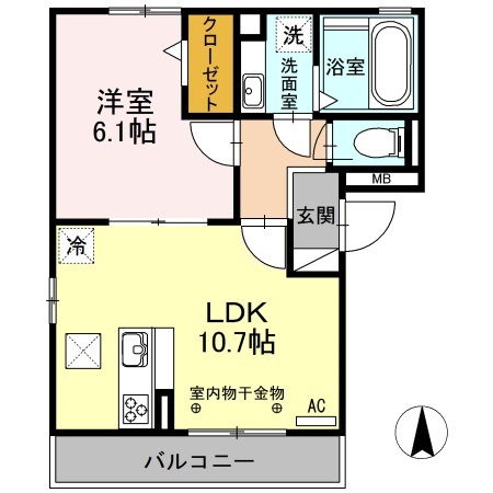 コートリバーの間取り