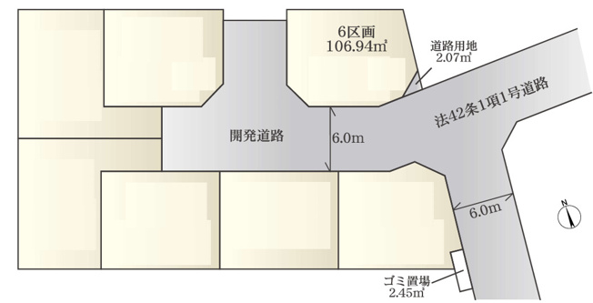 【土地図】 | 海老名市柏ケ谷５丁目　売地　全7区画