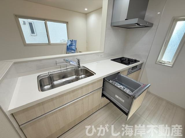 茅ヶ崎市今宿　新築戸建　全8棟のキッチン|食洗器付きシステムキッチン