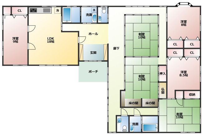 【間取り】 | 玉名市天水町部田見 | ☆間取り図☆