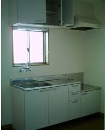 千葉県館山市1棟アパートのキッチン