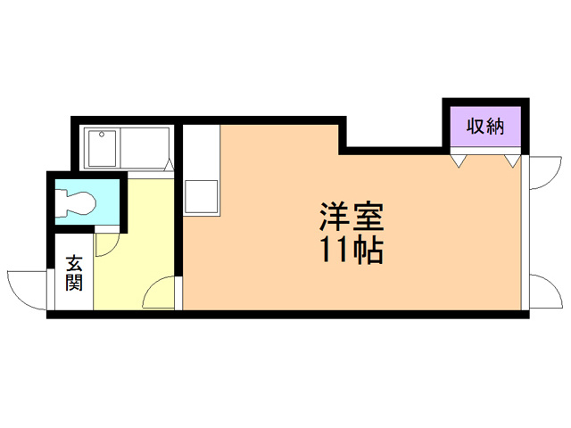 Ｅ．Ｓアベニュー　ヒラノアパートメントの間取り