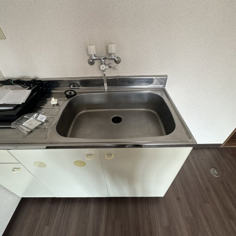 Ｅ．Ｓアベニュー　ヒラノアパートメントの洗面所|スペースが確保できる洗面所です