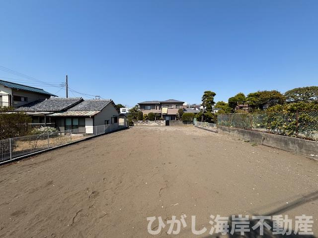 茅ヶ崎市中海岸　売地　全3区画の展望|3月18日撮影　現地外観