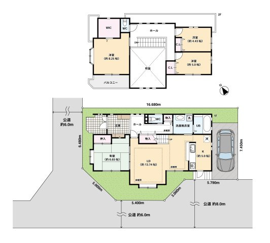 敷地43坪超の広々とした敷地に建つ、
使い勝手を追求した注文住宅。南西、北西角地ならではの陽当りの良さと開放感。各居室に十分な収納を配した、使い勝手重視の間取りです！