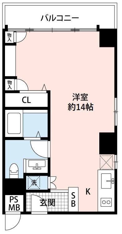 カーサ池尻の間取り