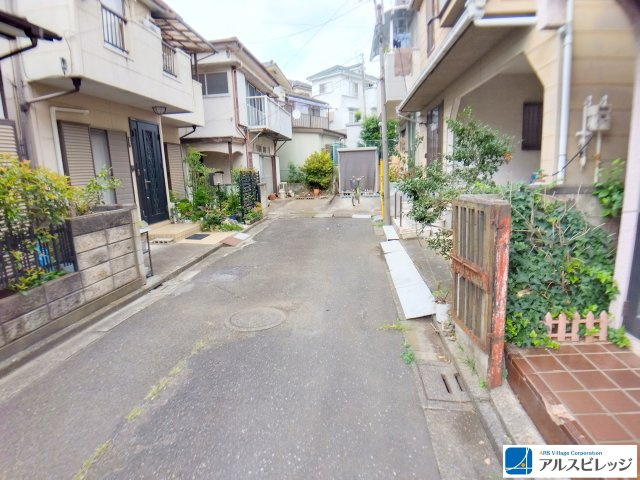 売地／富士見市上沢3丁目の前面道路含む現地写真