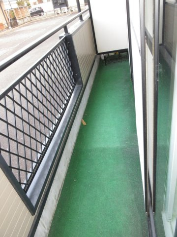 ドリームハイツのバルコニー|２部屋分なので広いです