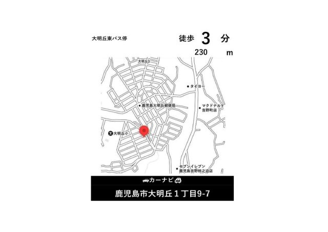 【地図】 | 【3期】大明丘建売
