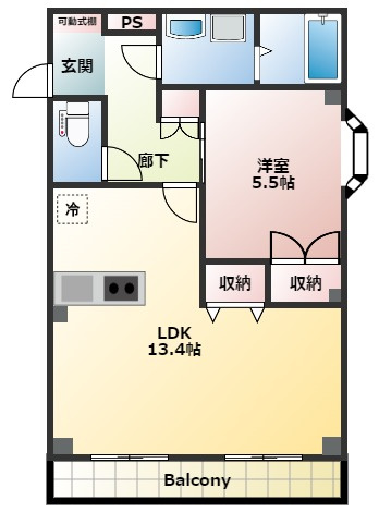 アイプレイス志木の間取り