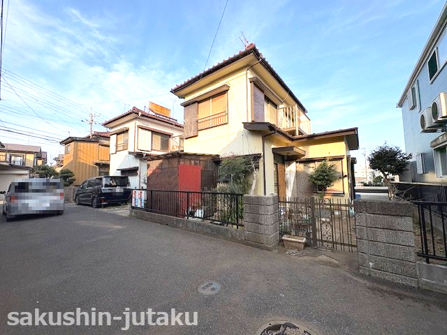 作新台５丁目　売地の外観|作新台５丁目　売地（古家付き）27坪　整形地　西側4ｍ位置指定道路