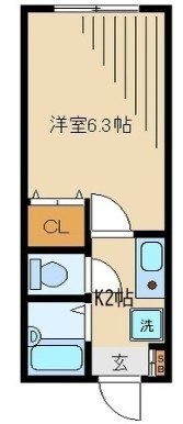 グリーンハイツの間取り