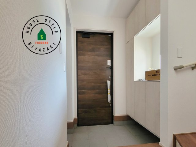 宮崎市島之内9期-5棟（E号棟）の防犯設備|二重ロックでしっかり防犯対策ができます。