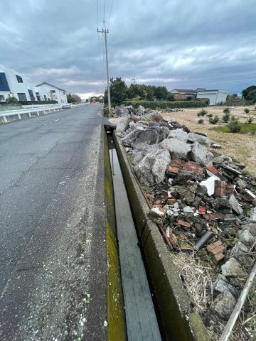 久留米市田主丸町上原の売地の外観