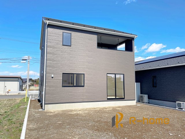 常総市若宮戸第1　新築戸建て　1号棟の外観|『耐震＋制震』を兼ね備えた家。QUIE（クワイエ）。