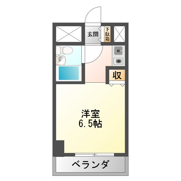 サバーブ・シティXIIIの間取り