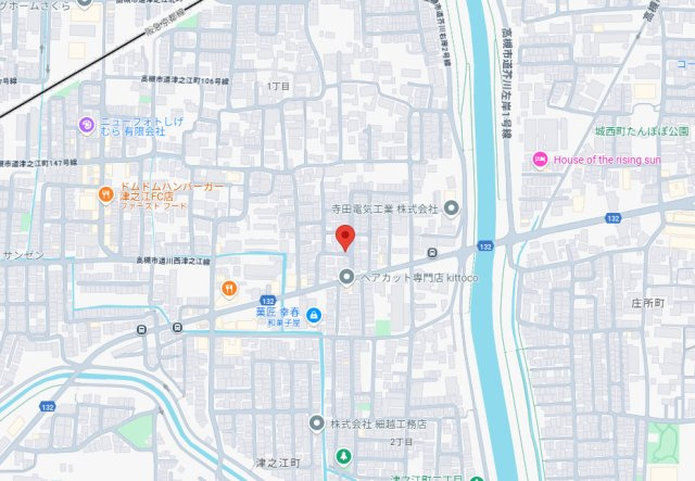 津之江町１丁目　戸建ての地図