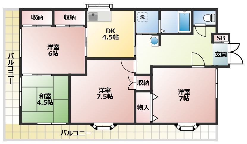一二三ハウスの間取り