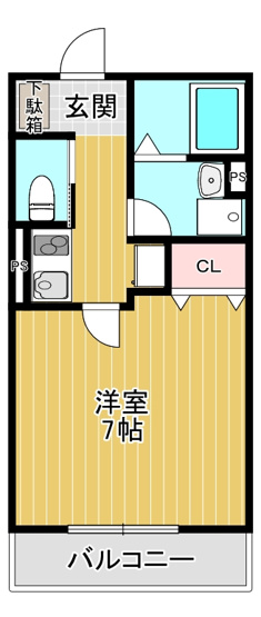 【間取り】 | クレリア神戸 | 間取りです