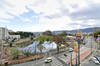 【展望】 | 前面はさえぎる高層ビルもなく、開けた眺望を楽しめます