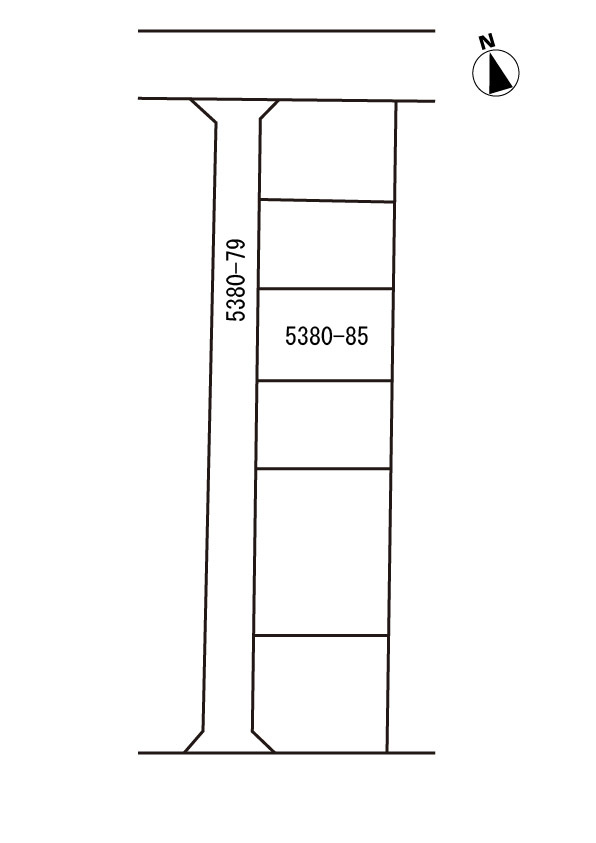長生郡長生村本郷・売地の区画図|整形地です♪