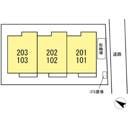 オモトの区画図
