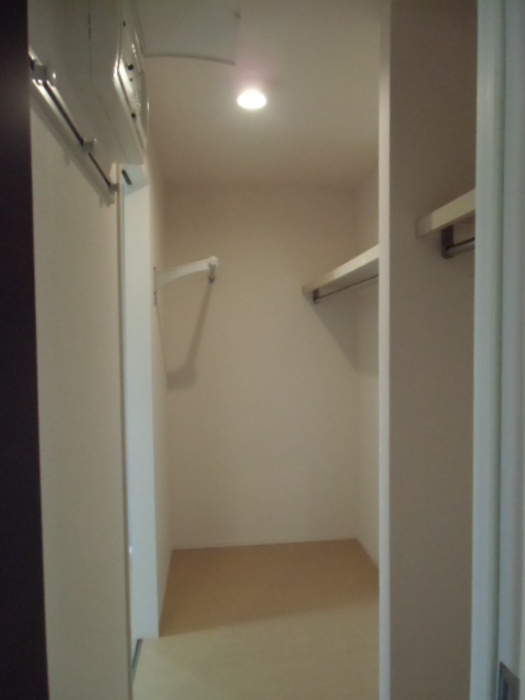 アルバの収納|ウォークスルークローゼット内