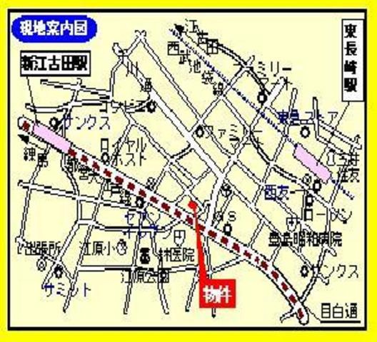 コーナス・コートの地図|★現地案内図★