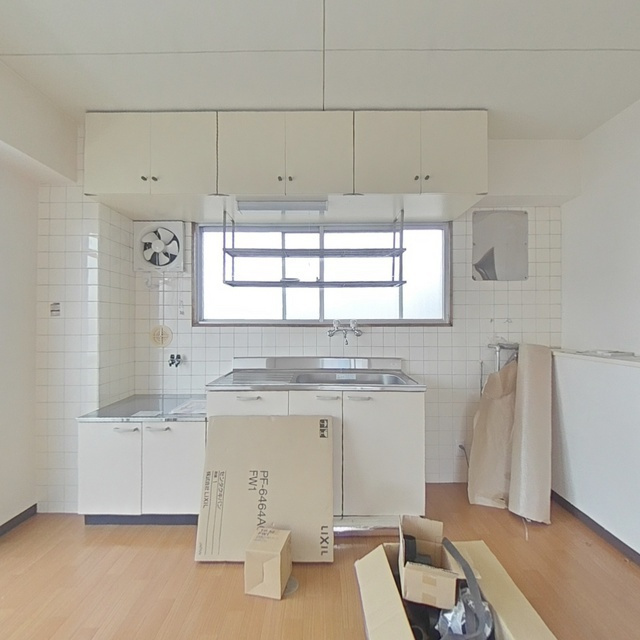 岐阜市福光東３丁目のアパートのキッチン