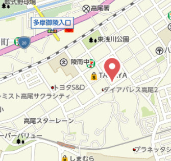 祝　成約済み　aie高尾　八王子市　中古マンションの地図|～仲介手数料無料☆八王子ひなた不動産～aie高尾
