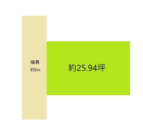 和歌山市東仲間町1丁目　土地の土地図