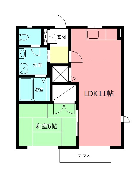 【解約】アルス鵠沼の間取り