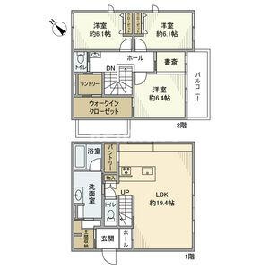 大浜2丁目戸建の区画図