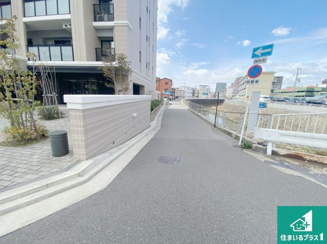 グランクラッセ上野芝向ケ丘のその他|車通りの少ない前面道路！お子様がいらっしゃるご家族でも安心！