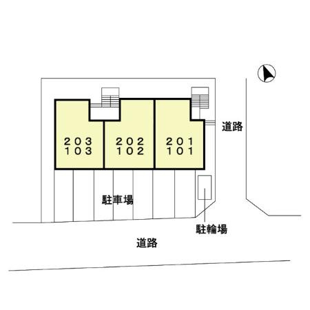 セジュール・アリエッタの区画図
