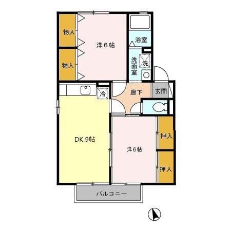 シャルマンコートC C棟の間取り