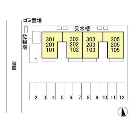 ファーストステージの区画図