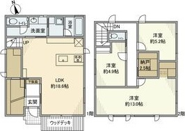 桃山町1丁目戸建　　刈谷市近郊の賃貸ならクラスホーム刈谷店の間取り