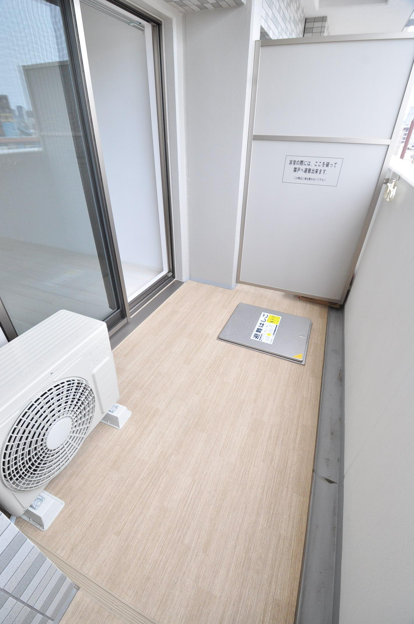 大阪市都島区中野町２丁目の賃貸マンションのバルコニー