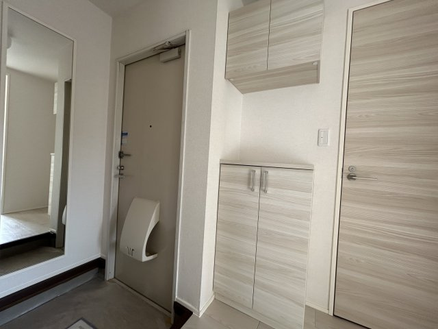 南埼玉郡宮代町笠原１丁目のアパートの玄関