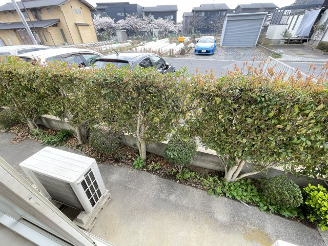 パークハイツ笠原Bのバルコニー