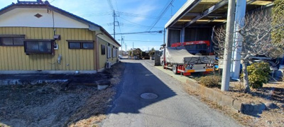 【前面道路含む現地写真】 | 熊谷市中奈良 480万 土地
