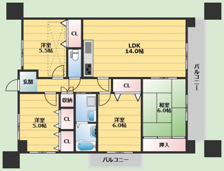 【間取り】 | プレシオ緑ヶ丘