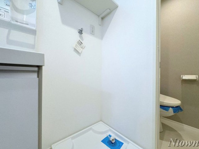 【設備】 | ハーモニーテラス志賀町Ⅵ | 洗濯機置き場です。