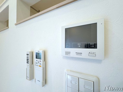 【セキュリティ】 | ハーモニーテラス志賀町Ⅵ | モニター付きインターホンです。