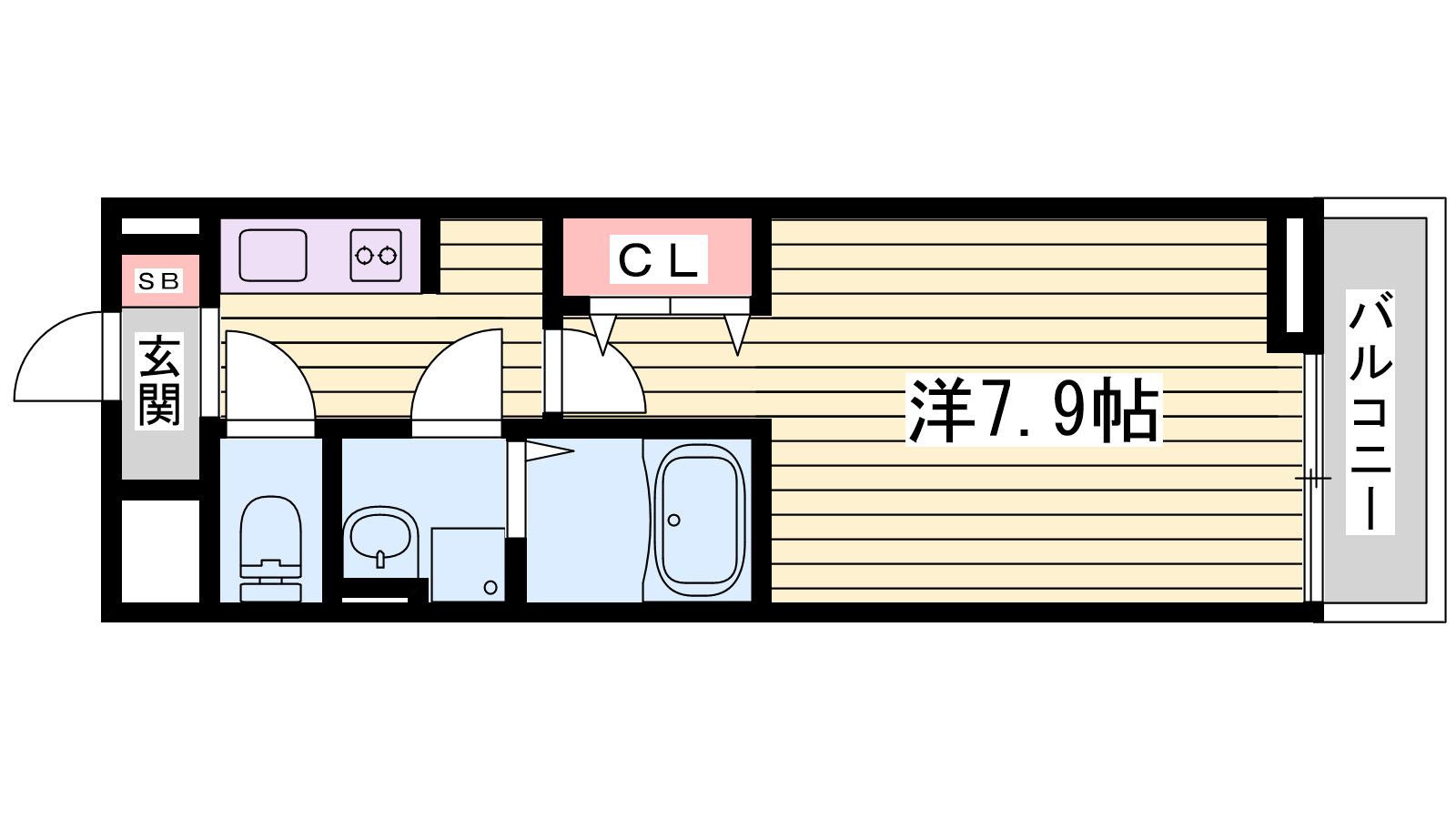 プロスペリテⅡの間取り