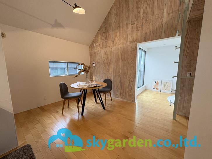 藤沢市鵠沼桜が岡　未入居戸建　全3棟3号棟のダイニング