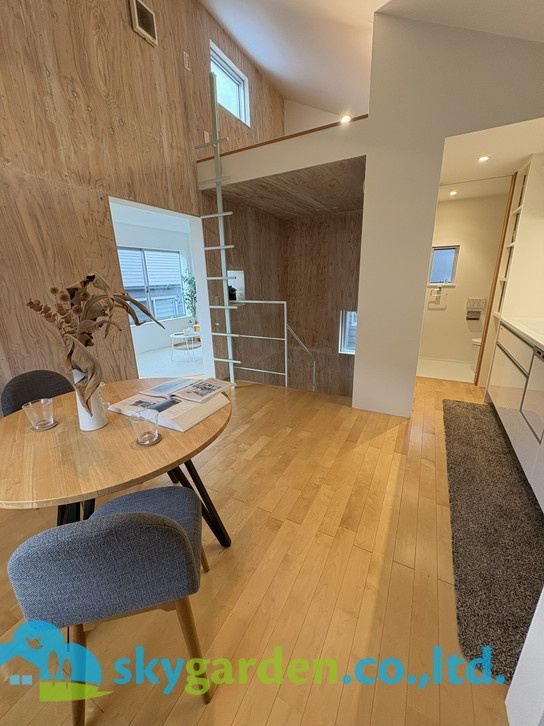 藤沢市鵠沼桜が岡　未入居戸建　全3棟3号棟のダイニング