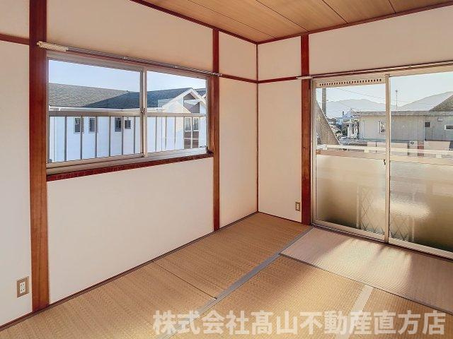 宮若市福丸のアパートの和室