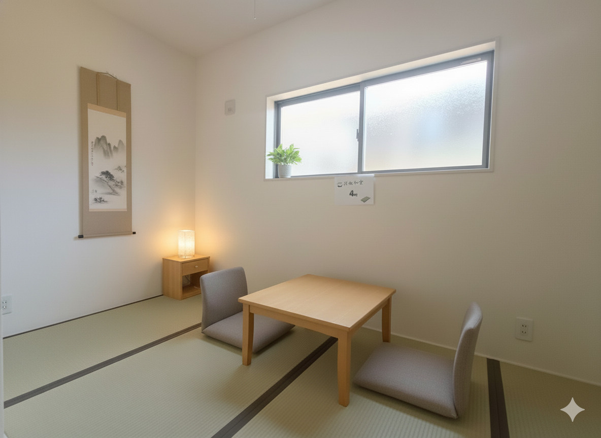 八潮市　古新田　新築戸建　全1棟の和室|和室、ちょっとしたくつろぎスペースにいかがでしょうか